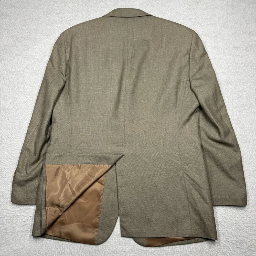 Vintage Polo Ralph Lauren Blazer Tan Sport‎ Dinner Jacket Men's Size 42L